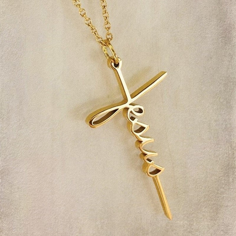 Glaube Tragen: Jesus Halskette - Stilvoll und Inspirierend 🧎♀️