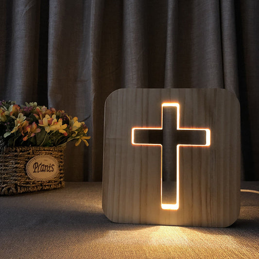 Jesus-Kreuz Lampe - Licht des Glaubens✝️