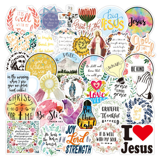 Jesus Sticker - Verleihen Sie Ihrem Alltag Glanz ✨