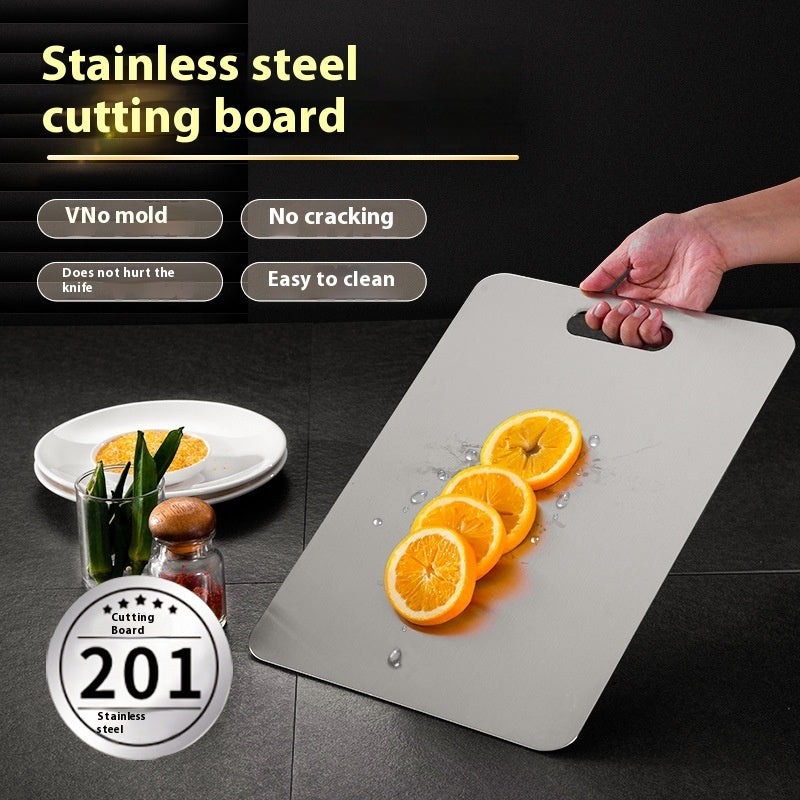 Stainless Steel Cutting Board Chinese Square Cutting Board